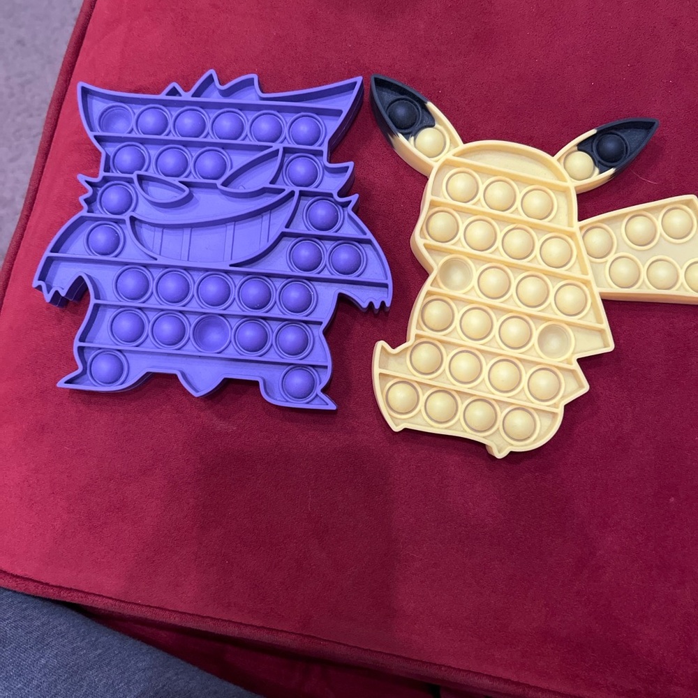 Pokémon Pop-It Fidget Toys – Gengar & Pikachu Set